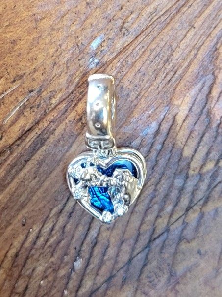 Pandora - Disney Lady and the Tramp Heart Dangle Charm