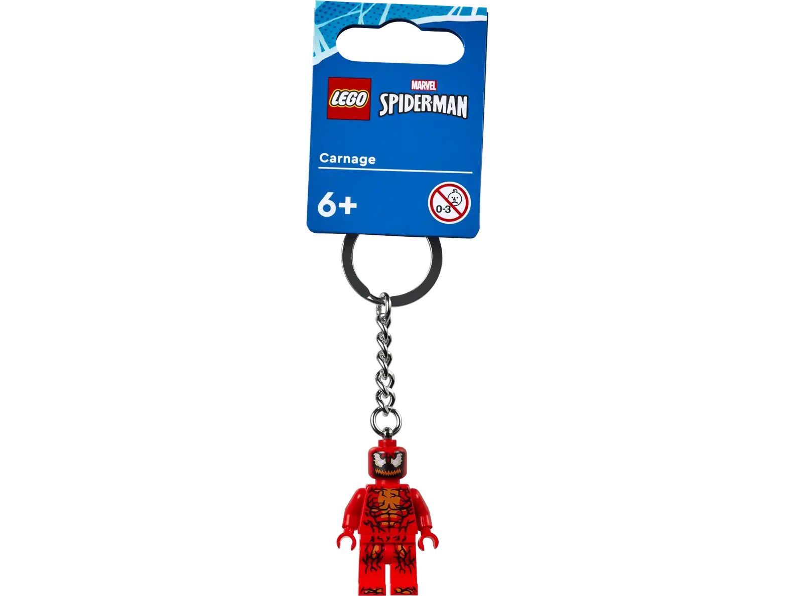 Lego Carnage Minifigure Key Chain 854154 Spider-Man