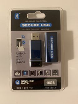 Secure Data 16gb Bluetooth encrypted usb drive