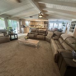Couch, Over Sized chair, Coffee Table And End Tables For Sale 