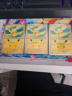 Trading Pikachus from 30th anniversary