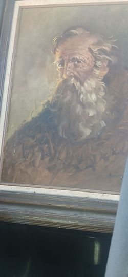 Painting of old man