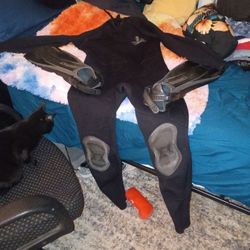 Scubamax Divers Suit And Flipper's