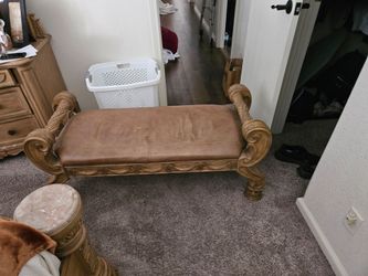Marble bed room set ( Ashley Furniture ) California King bed set (L91xW85xH78), Marble Dresser with vanity ( L20xW73xH90 ), Wardrobe Dresser ( L24xW50