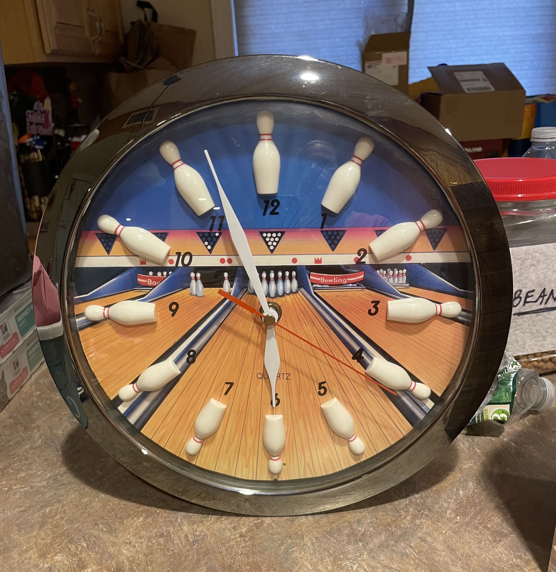 Bowling Alley Clock