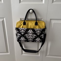 Bright yellow and black Laptop Bag