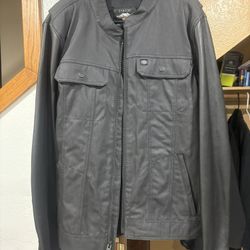 Harley  Davidson Denim / Leather Jacket