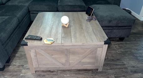 Coffee table with storage