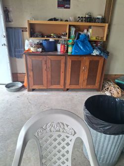 Shop cabinet workbench