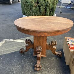 Antique Claw Table