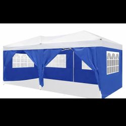 10 X 20 Pop Up Canopy With Sidewalls