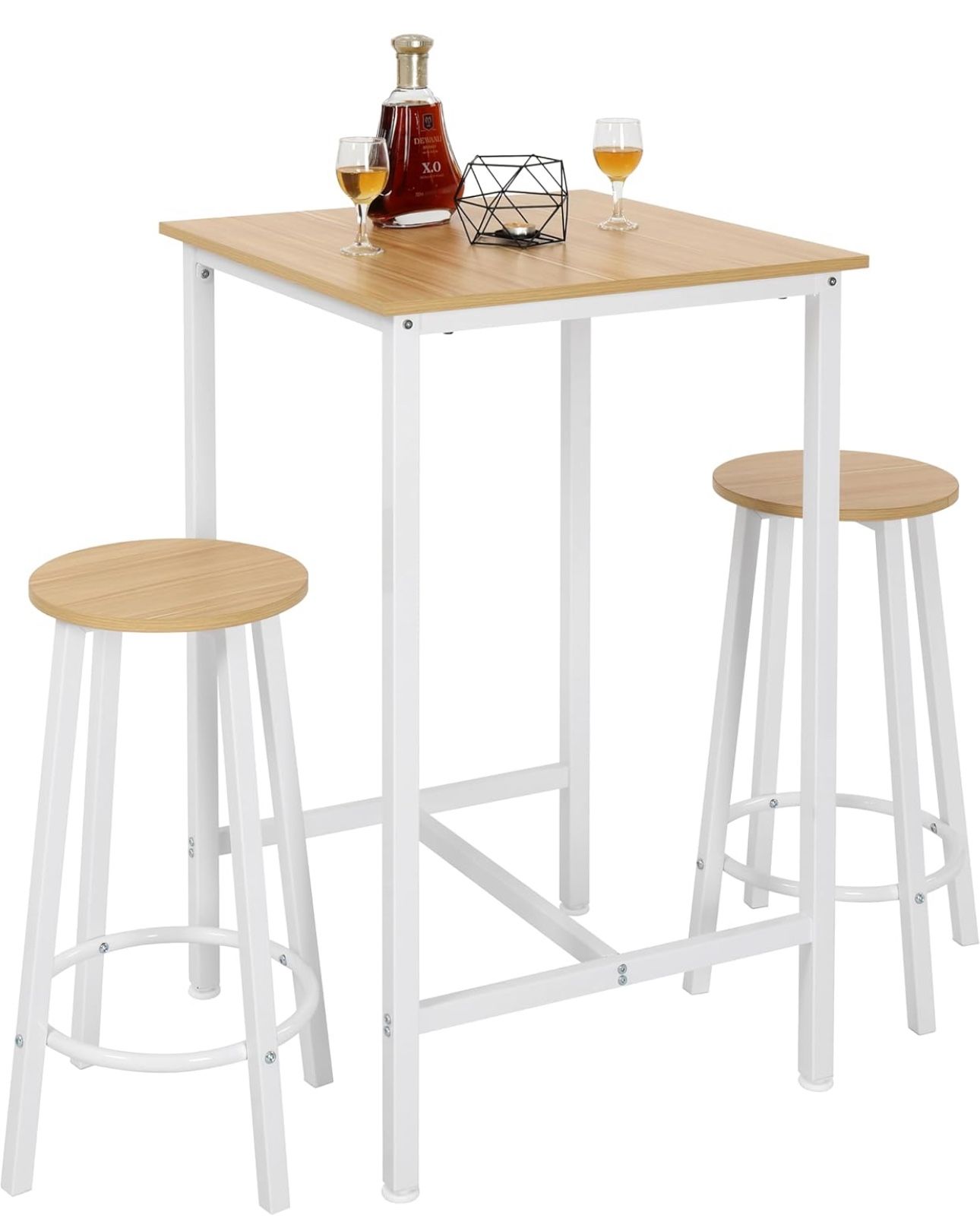 Bar Table + Stools Set