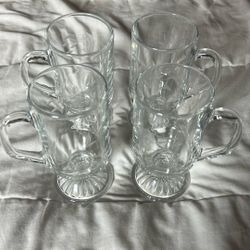 Princess House Irish Coffee Mugs Brand New