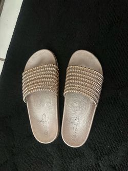 Women's Embellished Slide Sandals