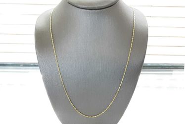 Rope Chain - Yellow Gold 14k (.585) 0.5 grams 16 inch