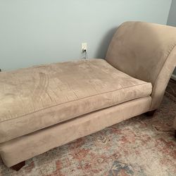 Beige Chaise Lounger