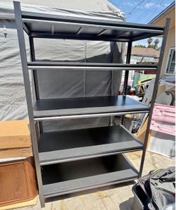 5 tier metal shelves