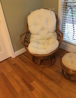 Wicker Swivel Chair