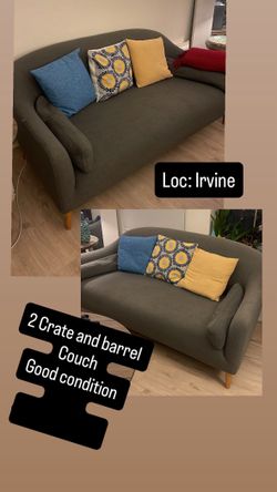 Crate Barrel Love Seat Sofas