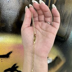10k ID CURB BRACELET 