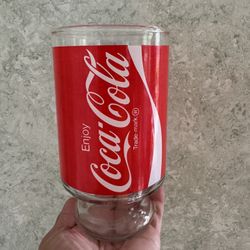 COCA COLA, Pedestal Glass, 32oz, 1970’s, VINTAGE, MINT