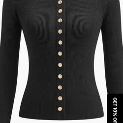 Women’s Skinny Knit Top (Size SM)
