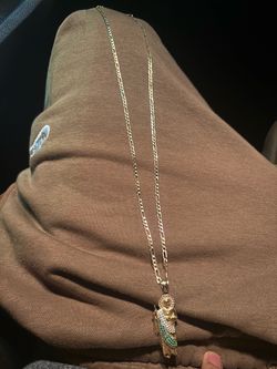 14k Figaro Chain Set
