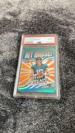 2021 Donruss Optic Trevor Lawrence My House psa 10