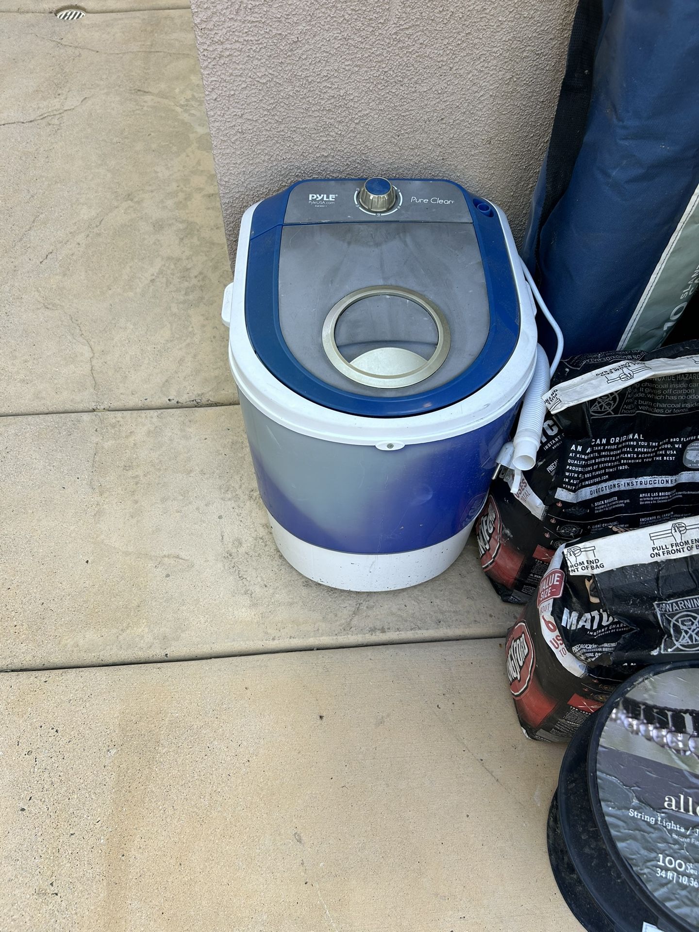 Portable washing machine and spinner