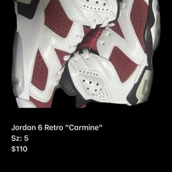 Jordan 6 Retro "Carmine" 