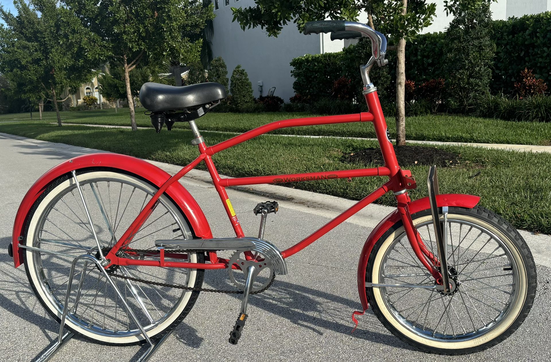 Workmans Cycle Truck Made In New York City Super Heavy Duty Chrome Wheels 