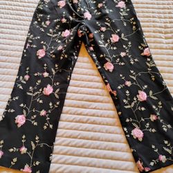 Karen Kane Embroidered Pants