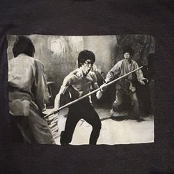 Bruce Lee "Enter the Dragon" fight scene Men’s XL T-Shirt