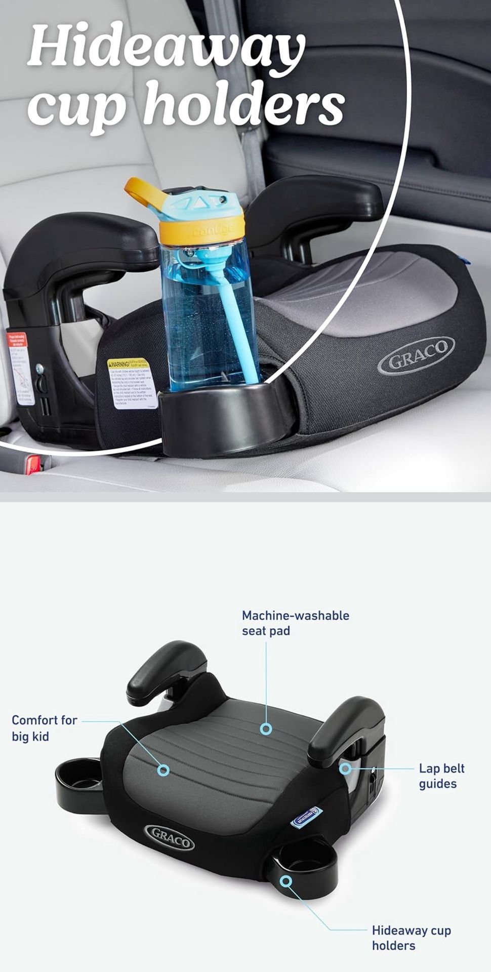 • New!Child Car Booster by Graco – Easy & Comfortable