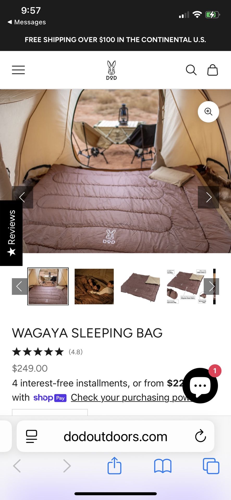 WAGAYA Sleeping Bag