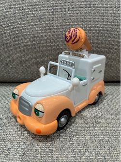 Vintage Chevron Car Toy - Summer Scoop #34 Ice Cream Truck (2003)