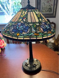 Tiffany style glass lamp