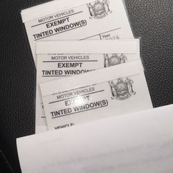 NYC Tint Exemption 