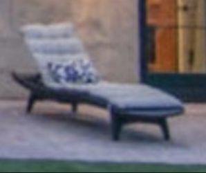 2 Comfy Tan chaise lounge cushions