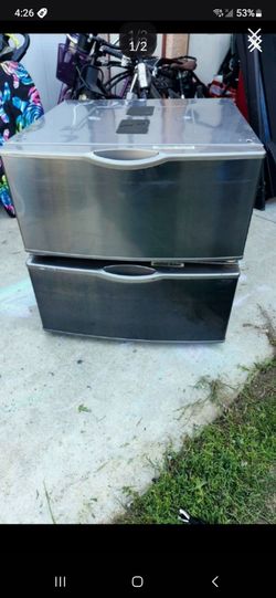 Washer and dryer drawers