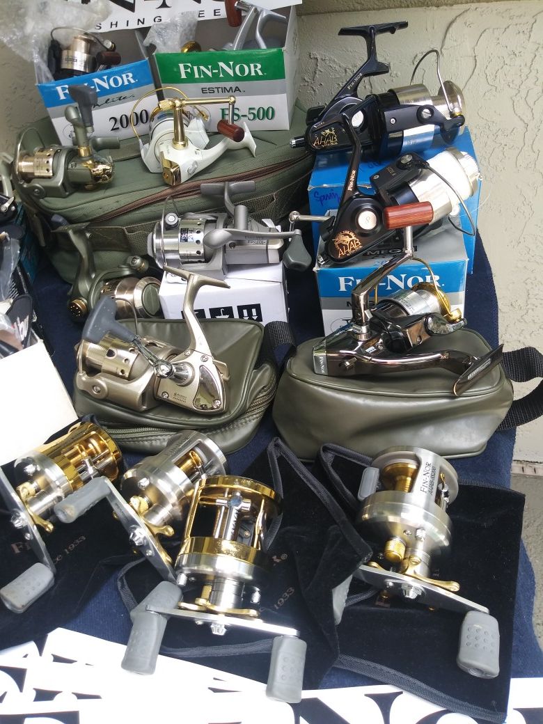 Fin Nor Ahab Baitcaster Reels