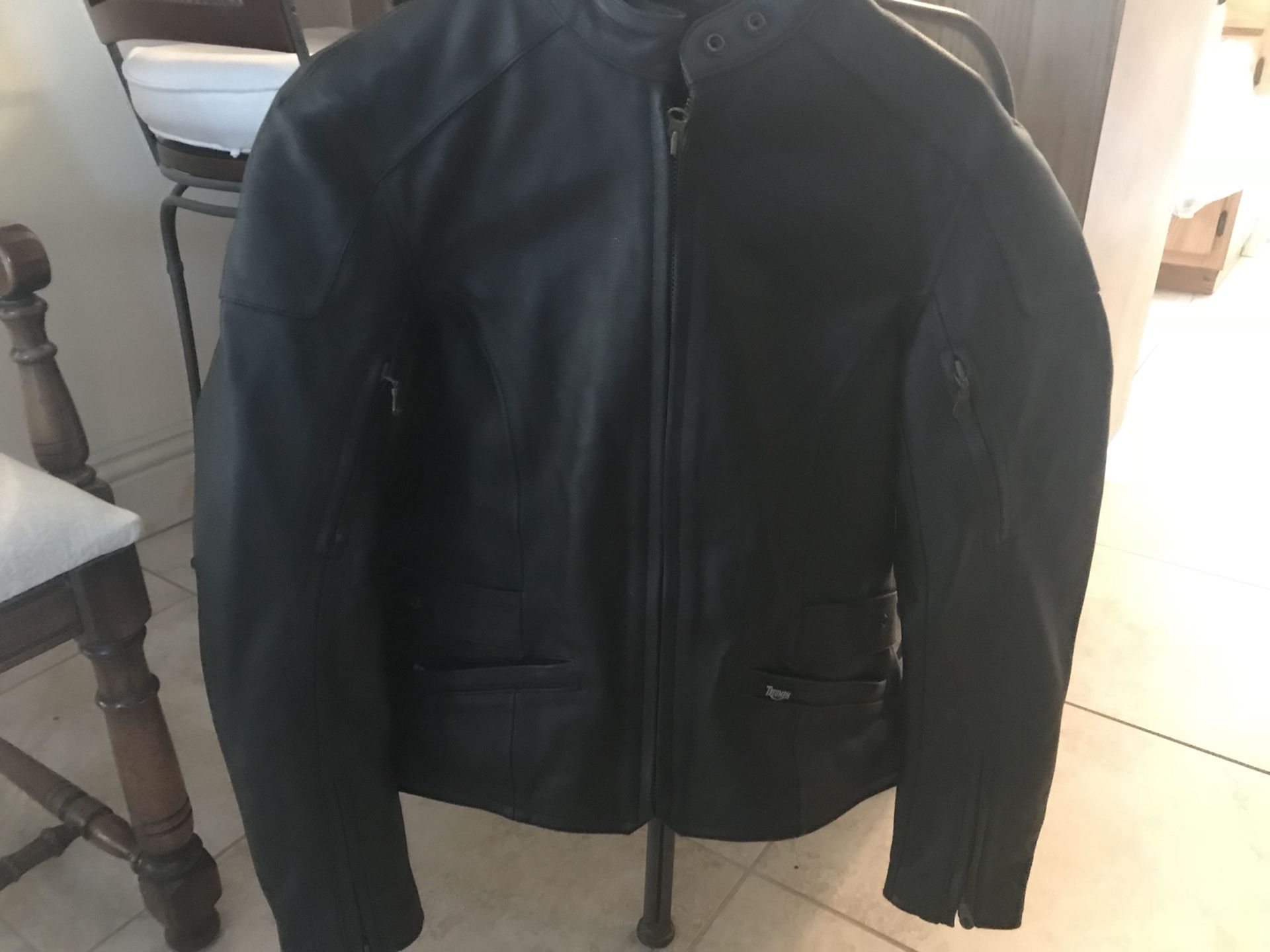 Genuine Leather Motorcycle Jacket Size Small