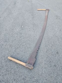 Vintage Two Man Crosscut Saw