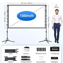 100-Inch Portable Projector