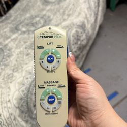 Twin- Remote Tempurpedic Bed 