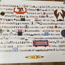 2013 PixelWho Limited Edition 8-bit Pixel Art Poster Print Vintage Dr Who 28X36