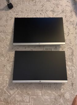 Two 27” HP monitors (no stand)
