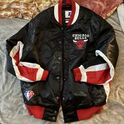 Chicago Bulls Starter Jacket Size Xxl 50 Bucks 