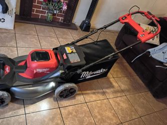 Check video used M18 MILWAUKEE FUEL 21" transmission lawn mower tool only $330