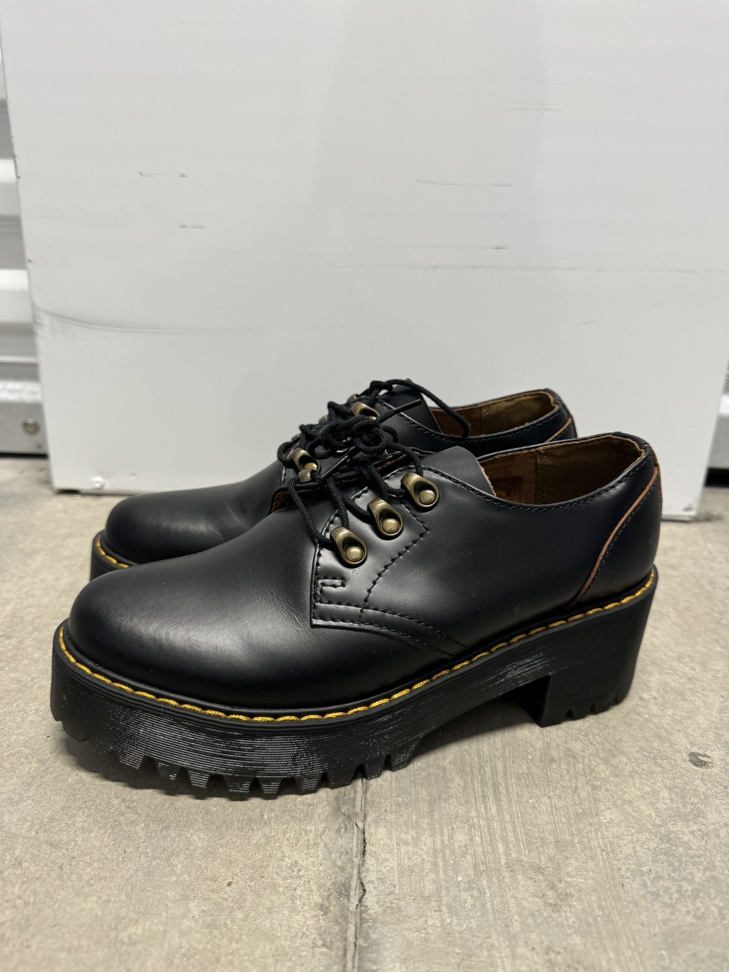 Dr. Martens Leona Lug Sole Platform Derby